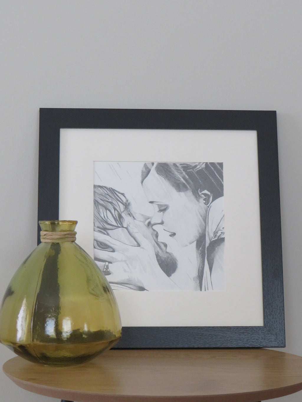 4" Beso bajo la lluvia "