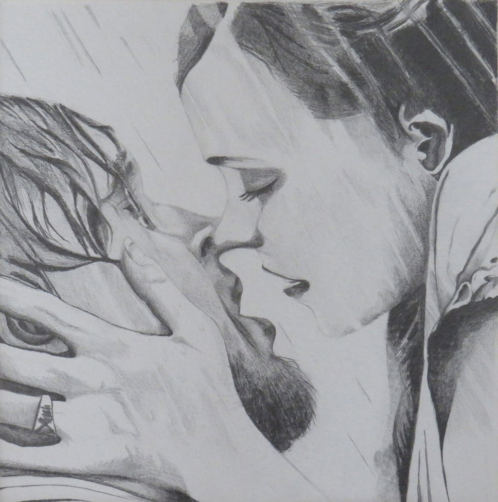 4" Beso bajo la lluvia "