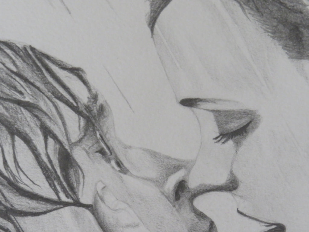 4" Beso bajo la lluvia "