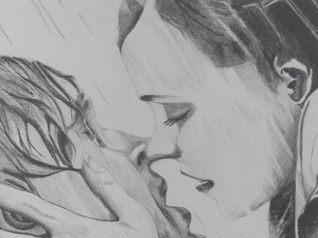 4" Beso bajo la lluvia "